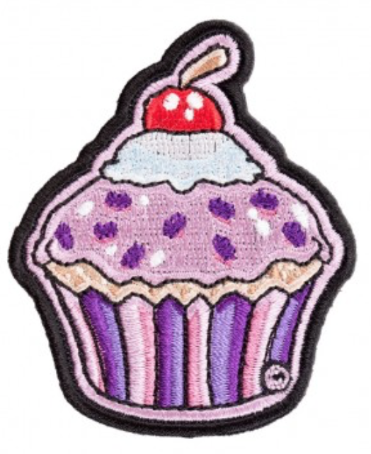 Cherry Topped Cupcake Patch